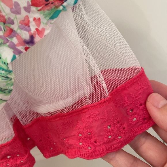 Blueberi infant dress with flowers - Picture 4 of 4